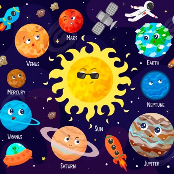 Cuentos cortos del Sistema Solar para niños - Un paseo por los planetas