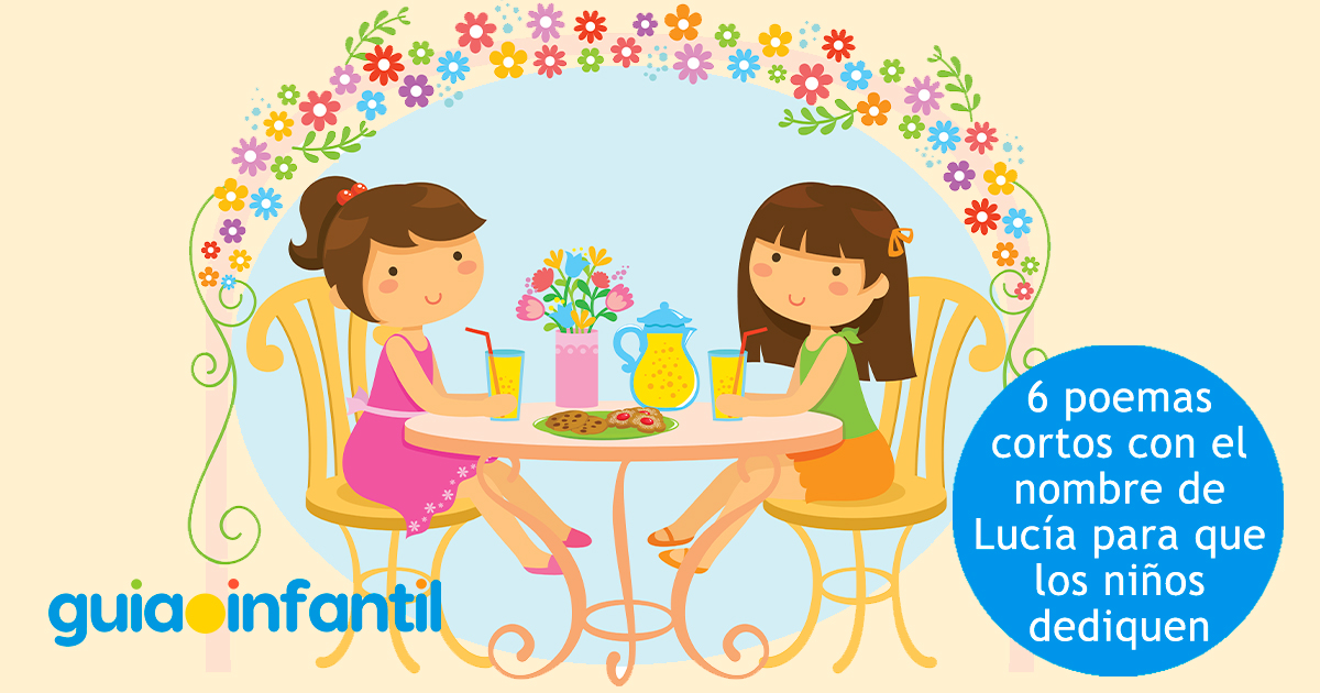 Poemas cortos para niños con el nombre Lucía