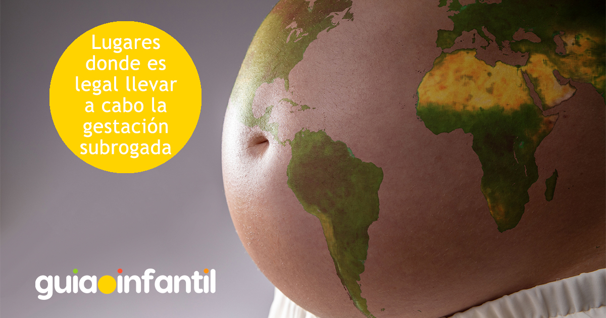 Países donde es legal la gestación subrogada