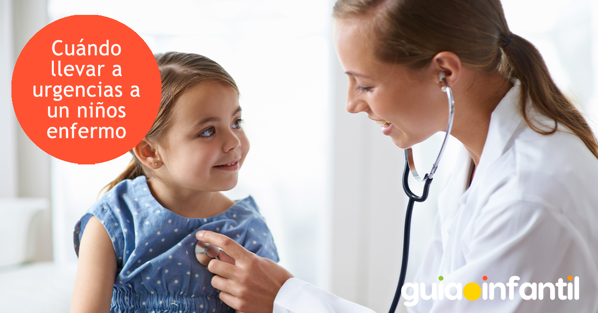 Llevar a un niño enfermo a urgencias