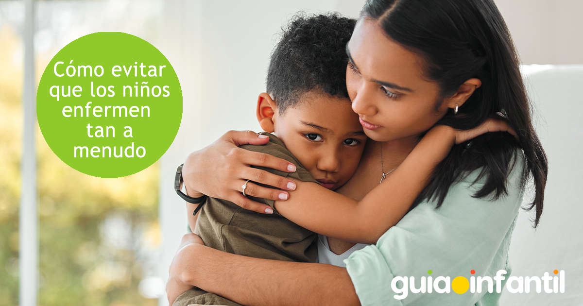 Niños que enferman a menudo en el curso