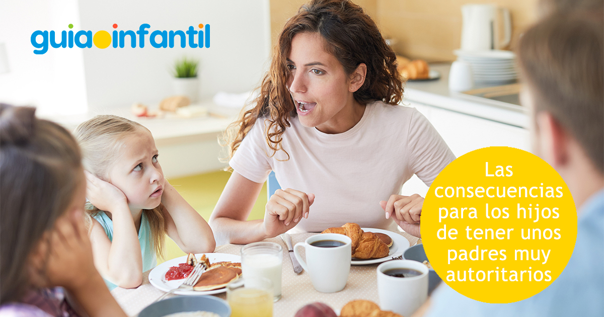 Las consecuencias de ser padres autoritarios