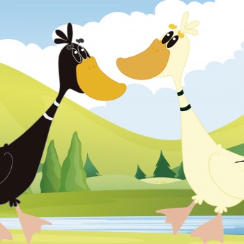 Dictados inspirados en el cuento de El Patito Feo para niños de primaria