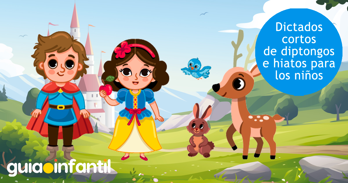 Más dictados cortos de Blancanieves para niños