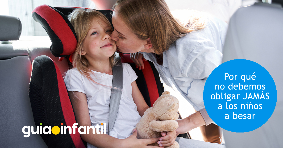 No se debe obligar a los niños a besar