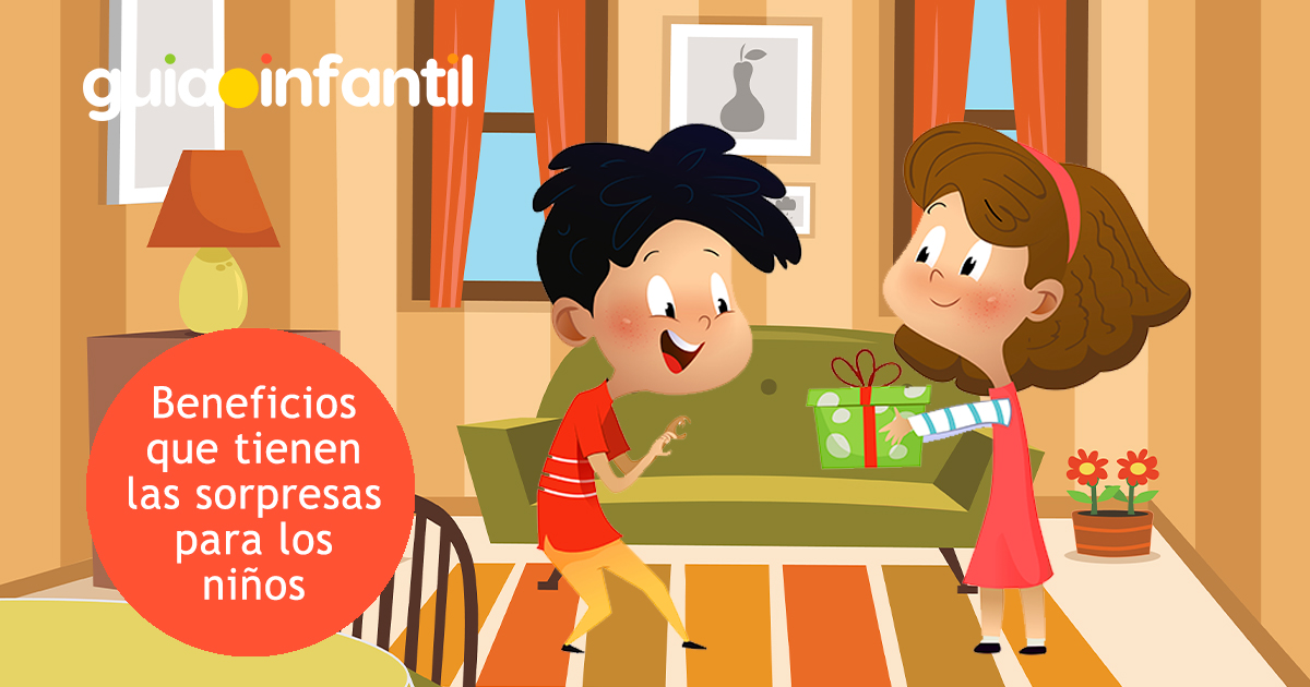 Beneficios de las sorpresas para niños