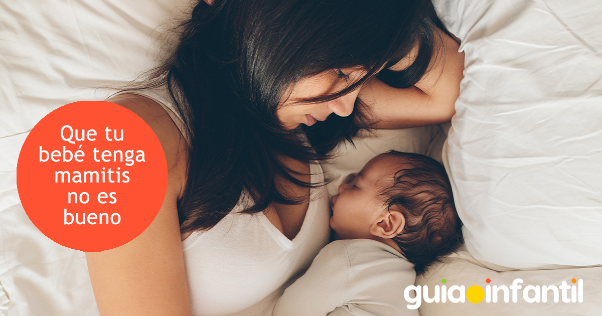 Bebé que lloran con mamitis