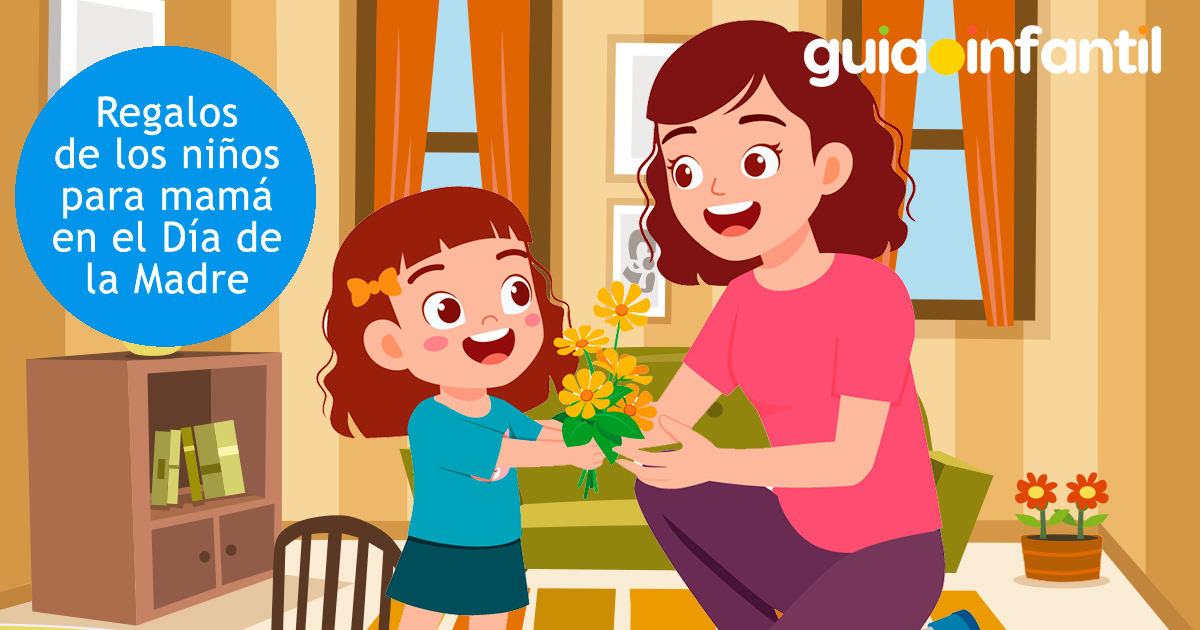 Los regalos en el día de la madre de los niños