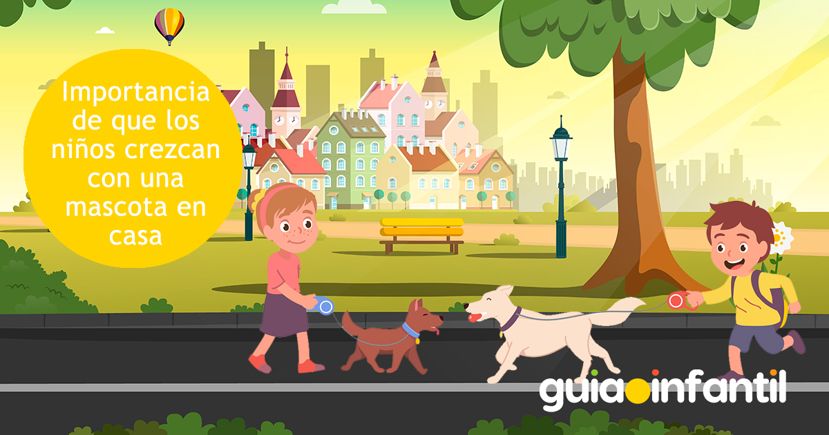 Importancia de las mascotas para los niños
