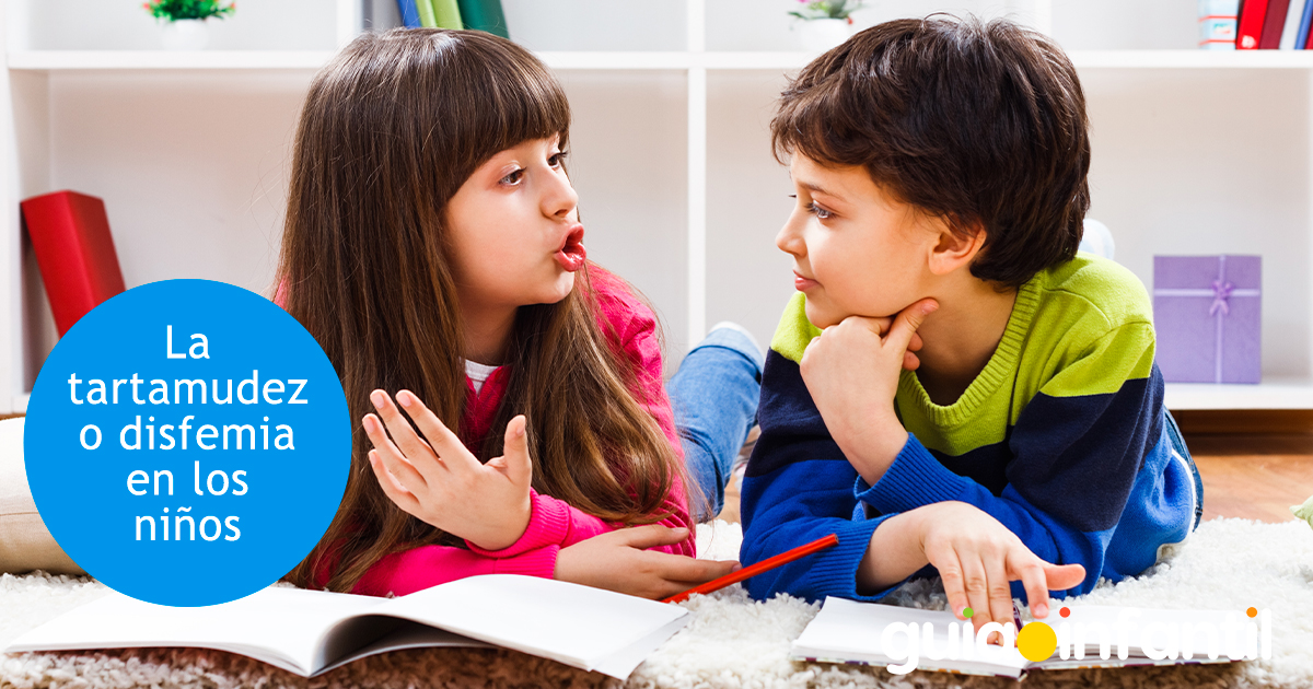 Niños con tartamudez infantil o disfemia