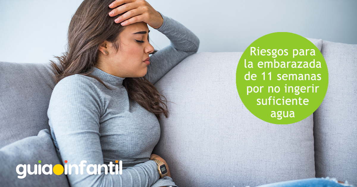 Riesgos para la embarazada por no tomar agua