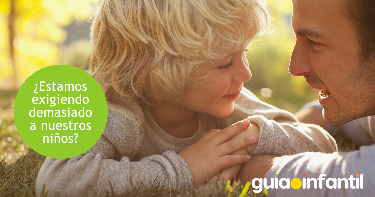 Cuando los padres exigimos a los niños