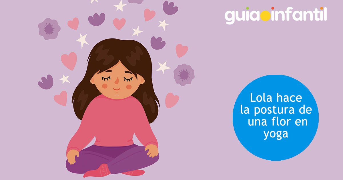 postura de yoga para niños