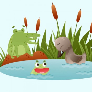 Los amigos del pato - Poema corto de amistad para niños