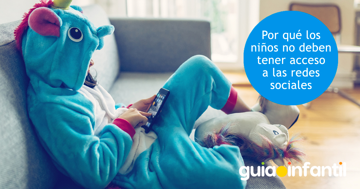 Los niños no deben tener acceso a las redes sociales