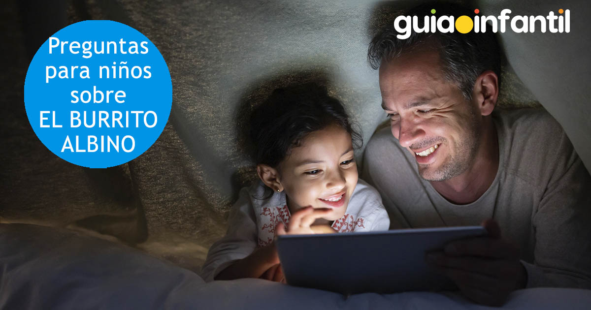 comprensión lectora para niños sobre El burrito albino