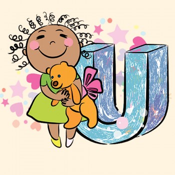 La letra U, la última vocal - Poema corto para niños sobre las vocales