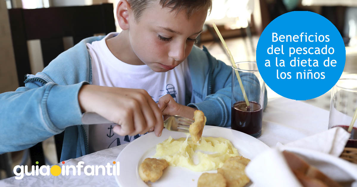 qué aporta el pescado a la dieta de los niños