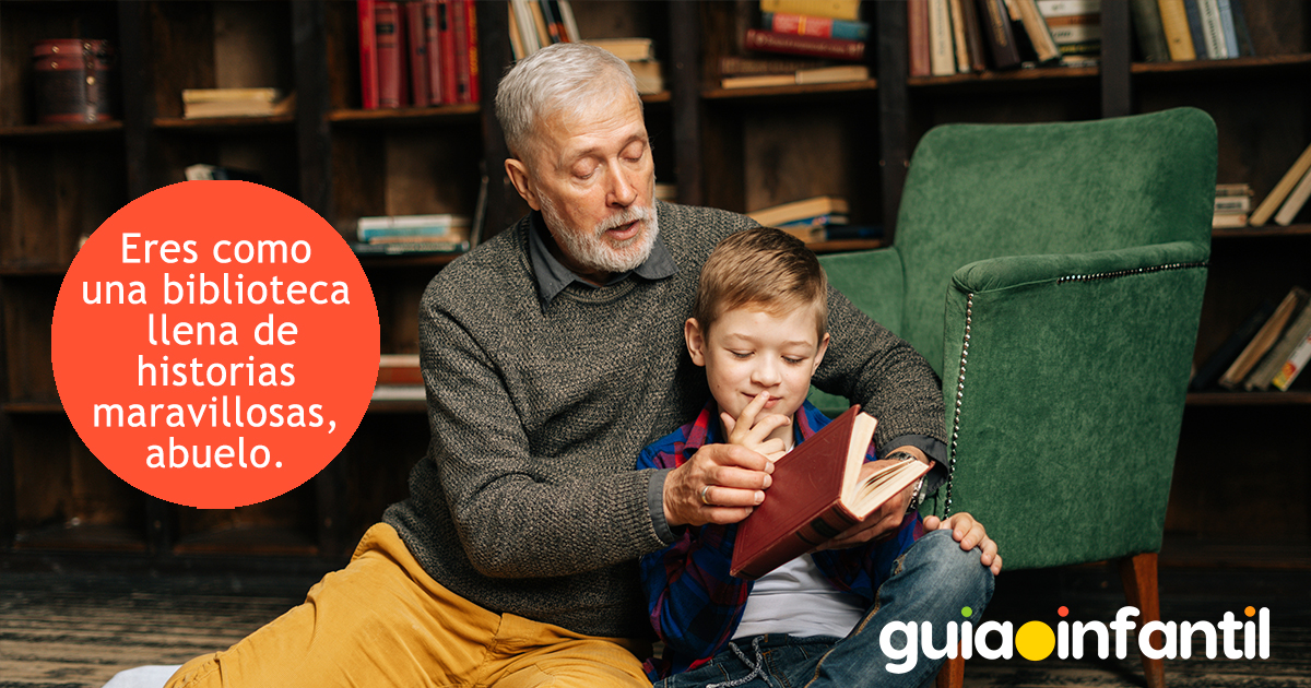 Las frases y dedicatorias de nietos a abuelos
