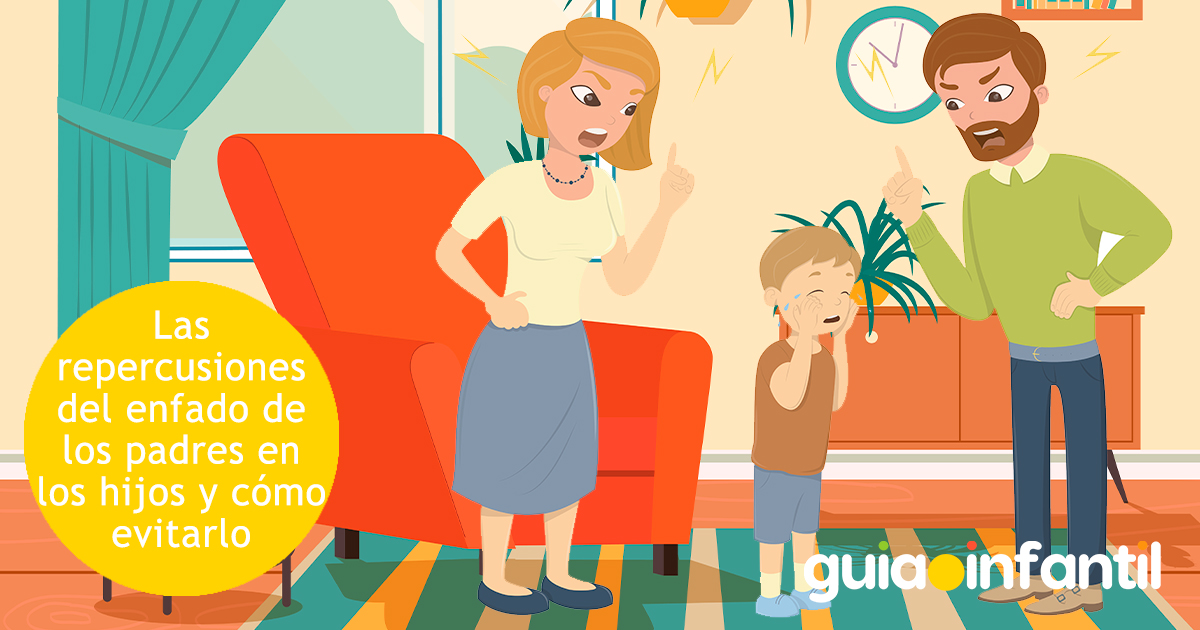 Repercusiones del enfado de los padres en los hijos