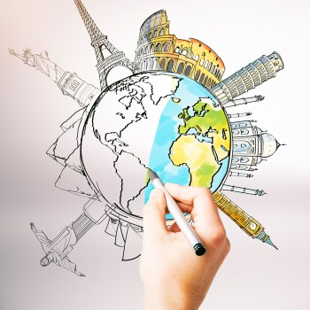 Mapamundis para descargar y colorear muy útiles para niños de primaria