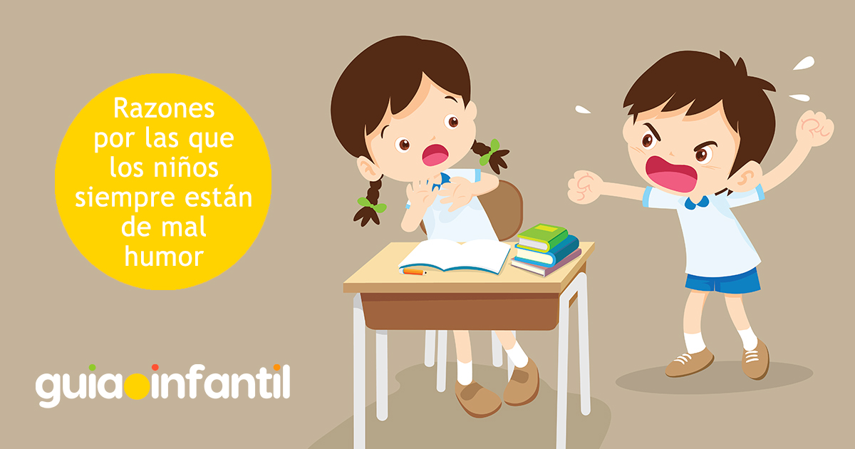 Razones por las que los niños están de mal humor