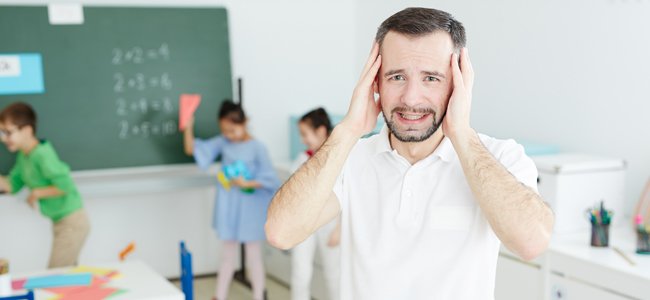 nivel de estrés de las aulas de los profesores