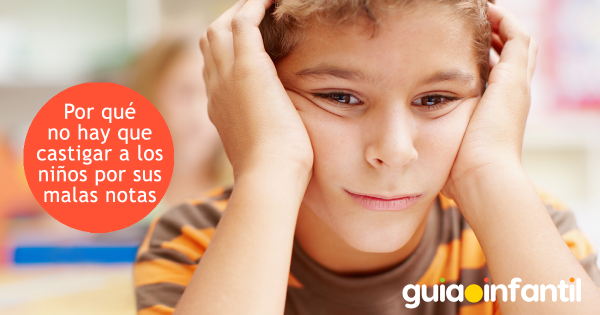Castigar a los niños si tienen malas notas
