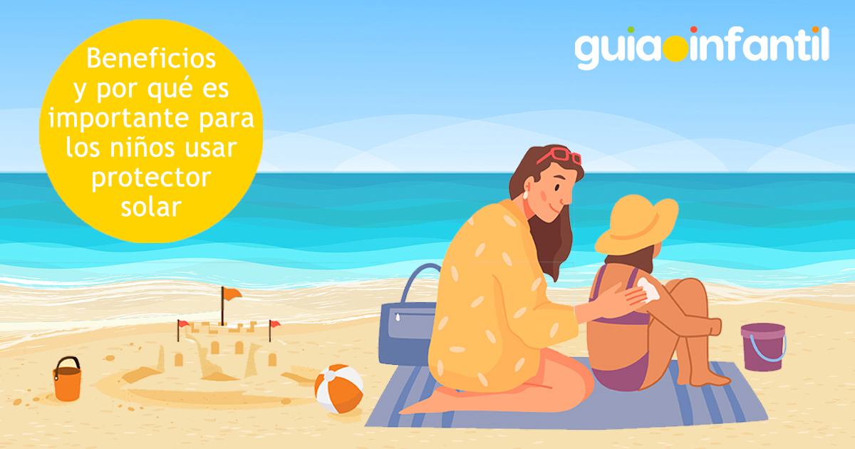 Importancia del protector solar para niños