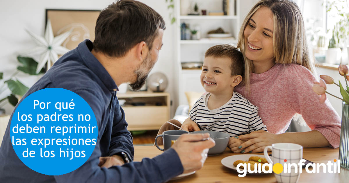 no reprimir las emociones de los niños