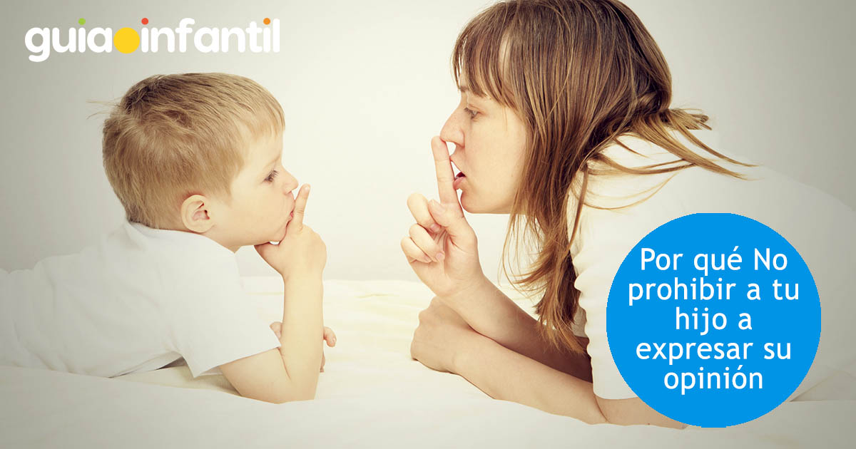 no prohibir a los niños a opinar