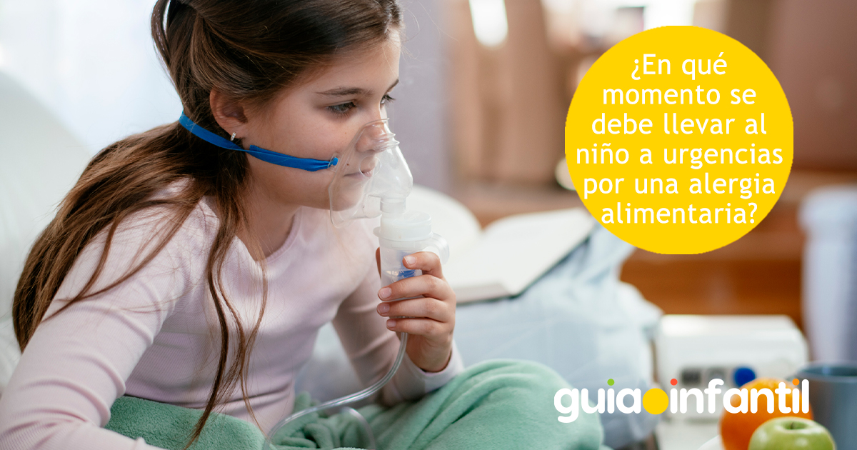 Llevar a urgencias a los niños por una alergia alimentaria