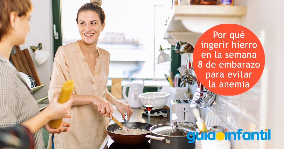 Ingerir hierro en el embarazo