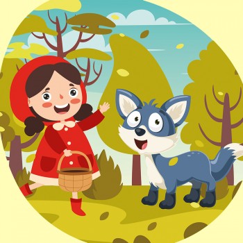 Caperucita Roja es muy valiente - Obra de teatro corta para niños en 3 actos