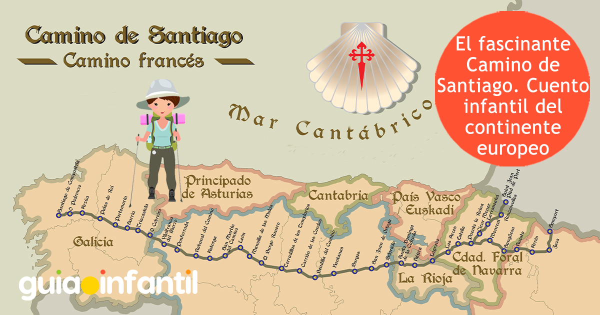 Cuento el Camino de Santiago para niños