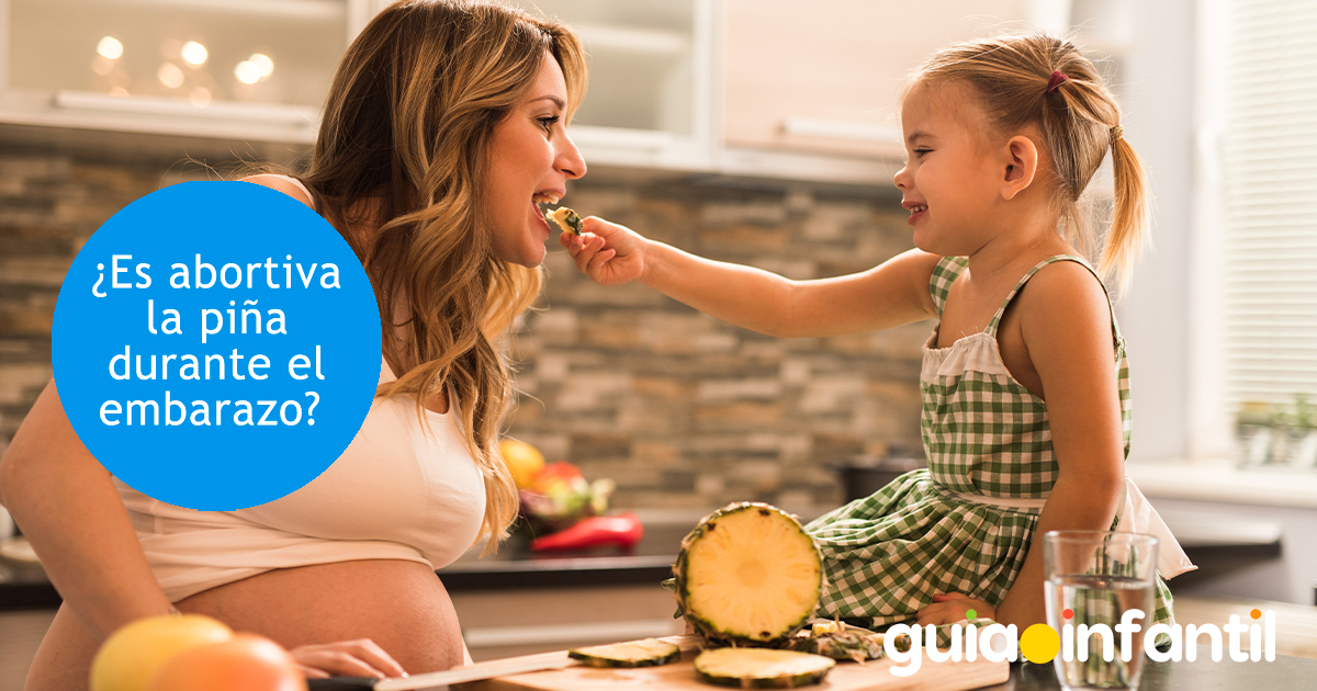 La piña no es abortiva durante el embarazo