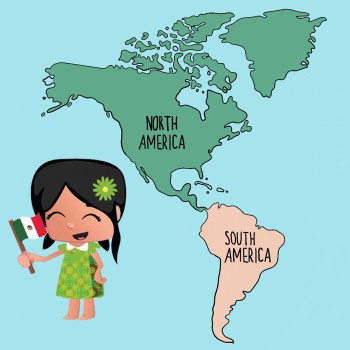 Mapamundi de cuentos - Leyendas de América para interesar a los niños