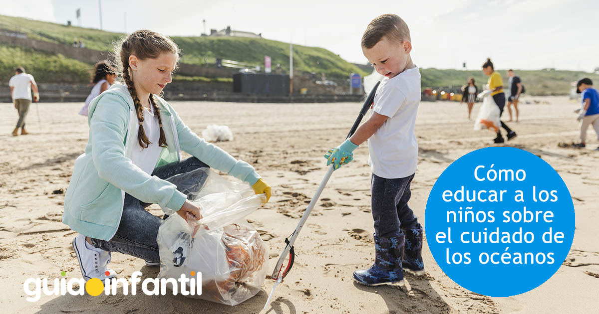 educar a los niños para que cuiden los océanos
