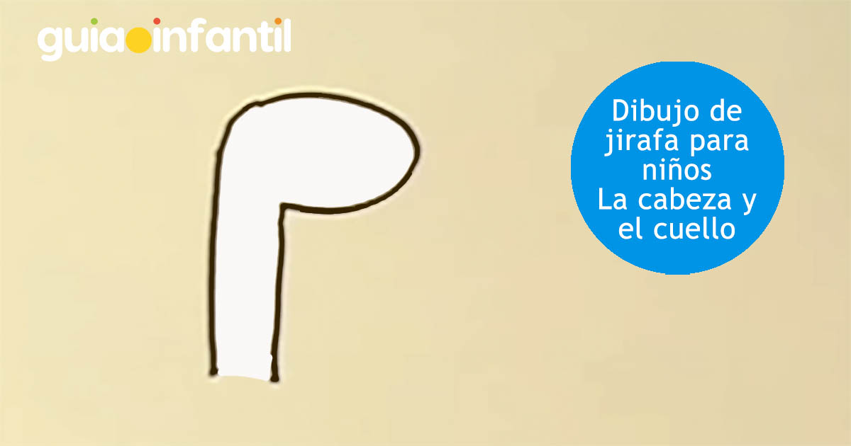 Dibujar una jirafa. Paso 1. Primer paso del dibujo de jirafa