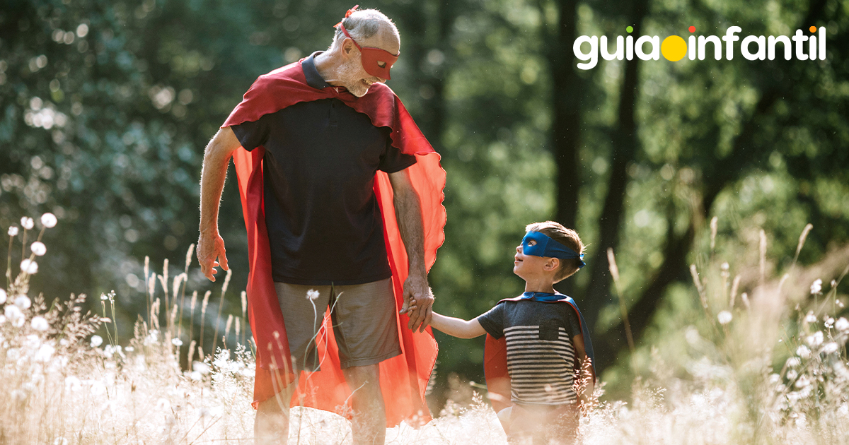 Los abuelos son superhéroes para niños