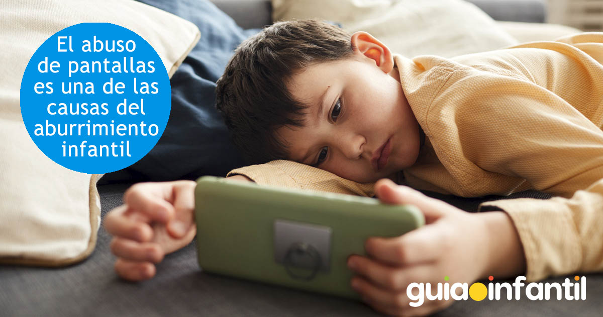 Por qué se aburren los niños niños adictos a la pantallas