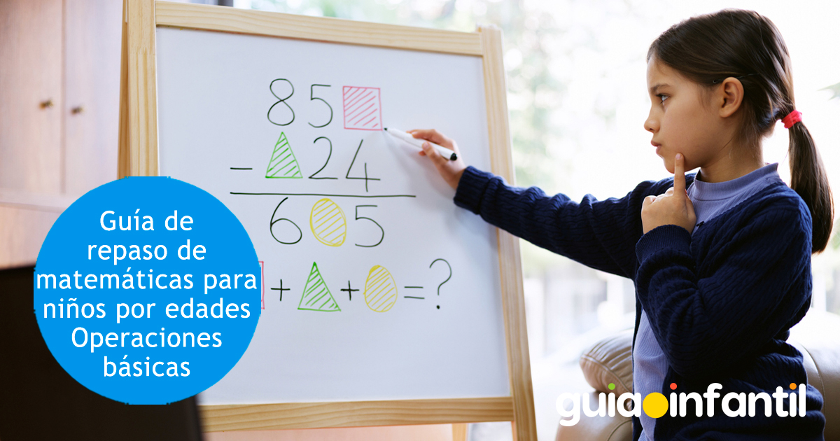 Matemáticas para niños 5-6-7 años: Libro de ejercicios de matemáticas -  Aprender a escribir - Sumas y Restas - Aprender las horas - libro en  español