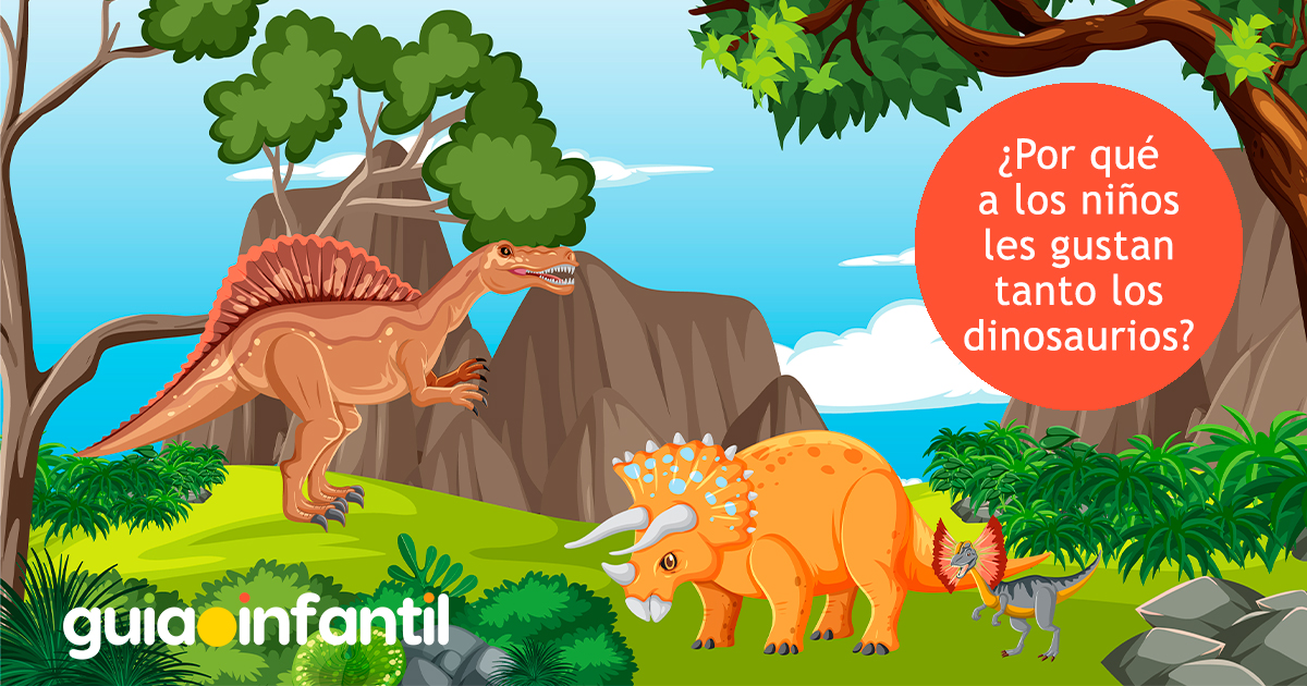 A los niños les gustan los dinosaurios