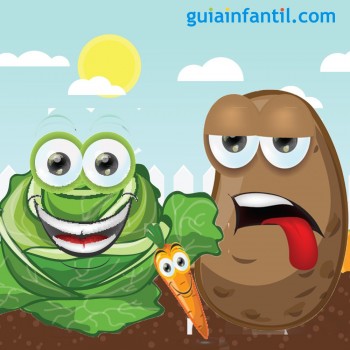 Una ensalada de cuento. Cuento para leer con los niños antes de comer