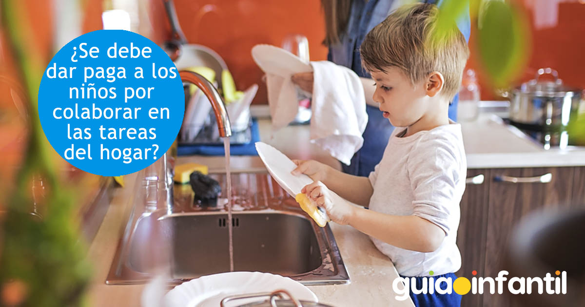 hay que dar la paga a los niños por colaborar en casa?
