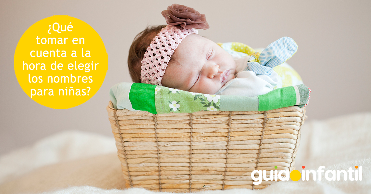 Cómo elegir el nombre de las niñas