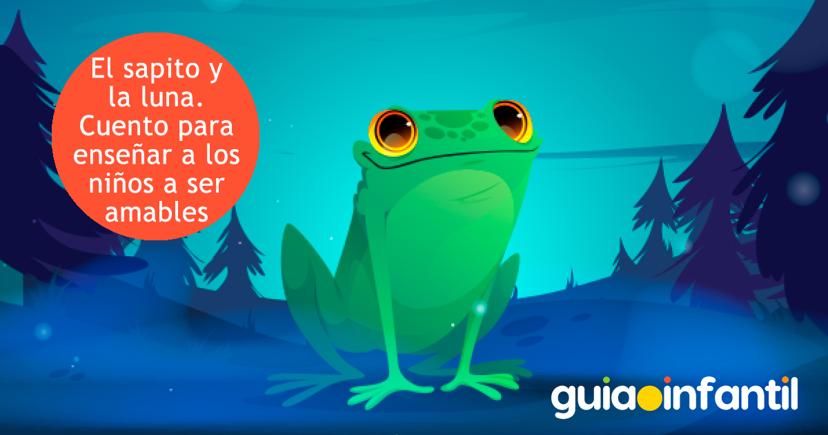 Cuento para niños, El sapito y la luna