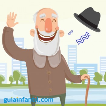 El anciano y los niños. Poema infantil sobre el respeto a los mayores