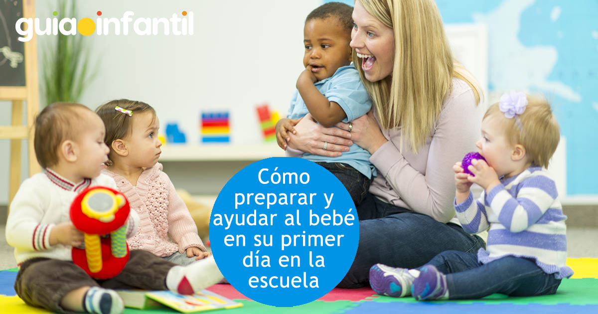 primer día del bebé en la escuela