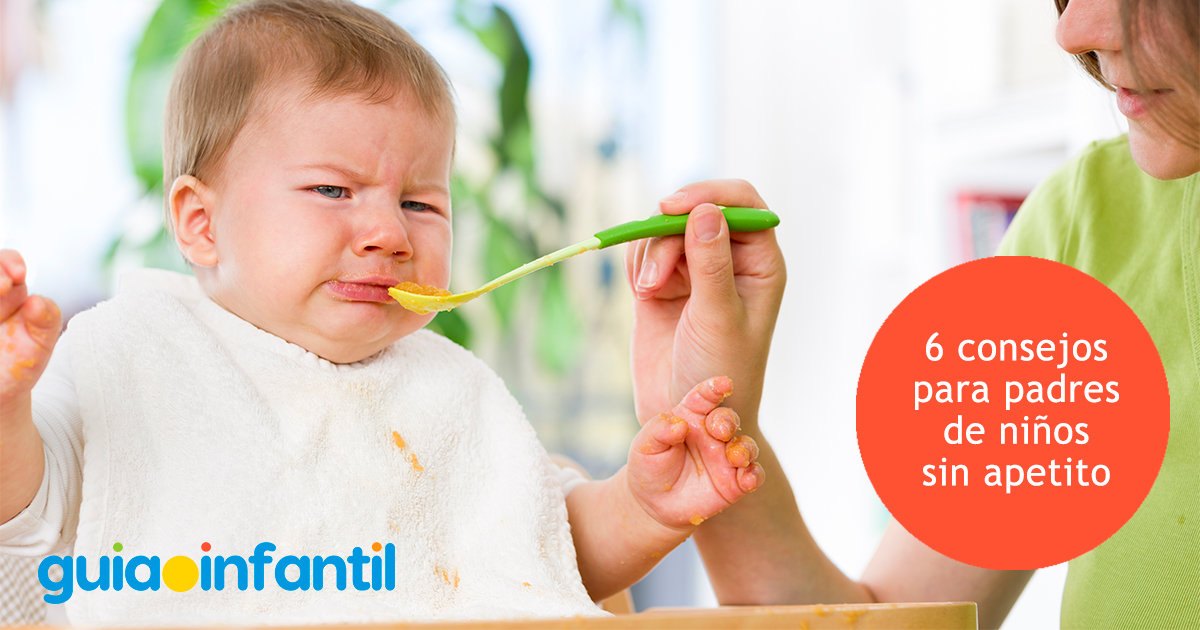 Consejos para padres de niños sin apetito